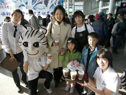 엔제리너스커피, 귀성객 대상 커피 시음회