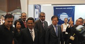 김윤수 회장, 말레이지아병협 전시회 참석