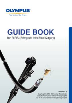 연성내시경 이용 최소침습 신장결석 수술 가이드북