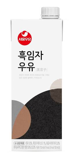 서울우유, 블랙푸드 3종 담은 ‘흑임자우유’