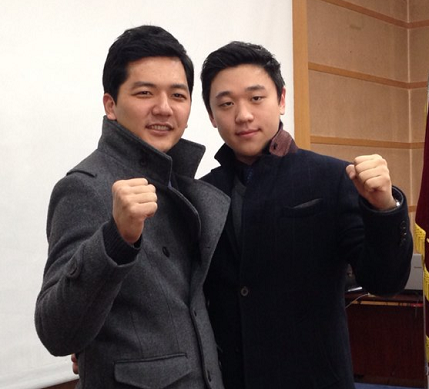 (왼쪽부터) 김영인 대공협 회장, 추성필 부회장.