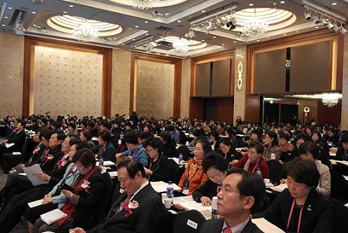 대한간호협회 제81회 정기대의원총회에 많은 내빈들이 참석했다.