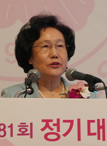 대한간호협회 성명숙 회장.