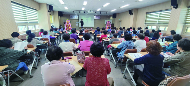 경북 수지침 자원봉사자 연수교육 성료