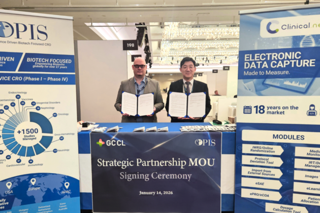 지씨씨엘-OPIS, 글로벌 임상 시험 시장 공략 위해 전략적 맞손