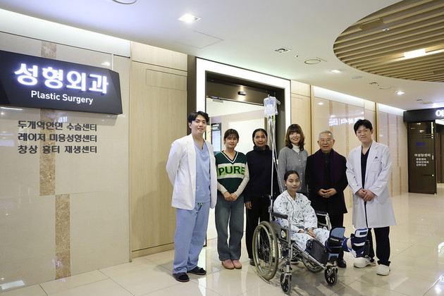 순천향대부천병원, 양측 발 절단 위기 캄보디아 환자에게 새 삶 선물
