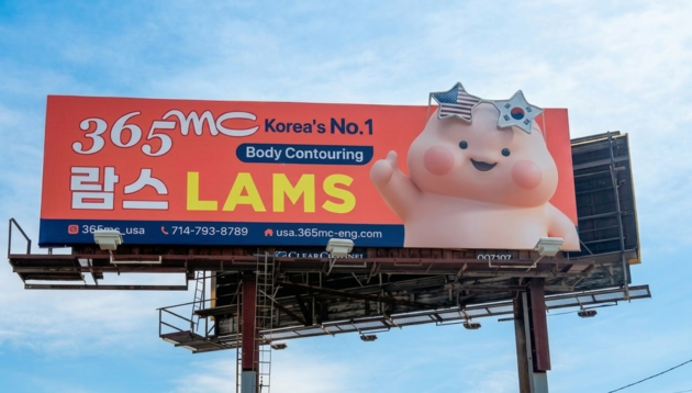 365mc, 韓 의료기관 최초 美 고속도로 초대형 광고 개시