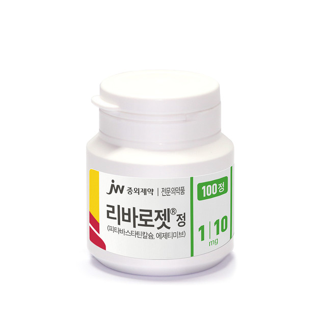 JW중외제약, 저용량 이상지질혈증 복합제 '리바로젯 1/10㎎' 출시