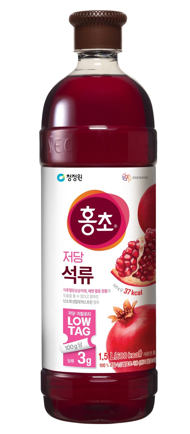대상 청정원, '저당 홍초' 라인업 강화