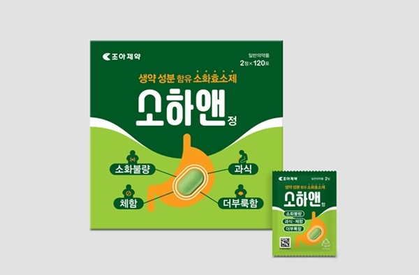조아제약, 양·생약 복합 소화제 '소하앤정' 출시