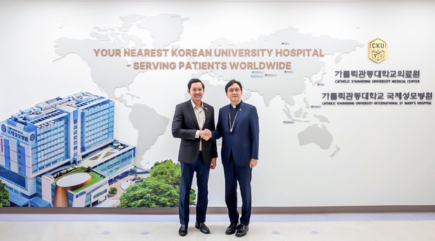 주한 캄보디아 대사, 국제성모병원 방문… 자국민 살린 한국 의료에 감사