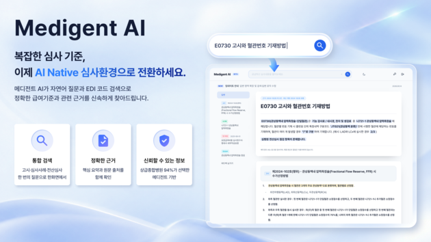 비트컴퓨터, AI 심사청구 검색 'Medigent AI' 출시