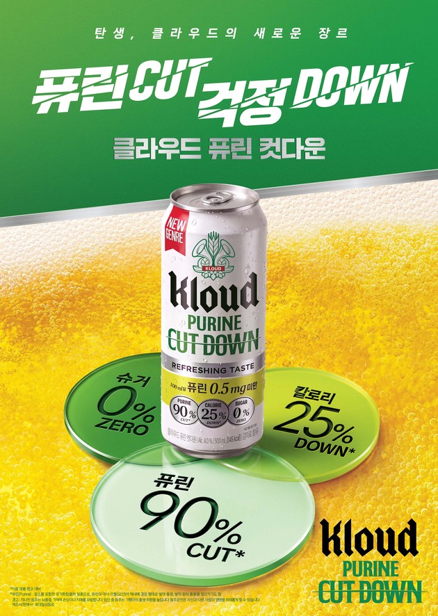 롯데칠성음료, '클라우드 퓨린 컷다운'